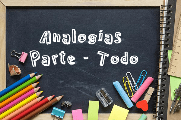 Analogías Parte - Todo